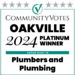 CommunityVotes Oakville 2024 voting badge - vote for ProResults Plumbing best plumber